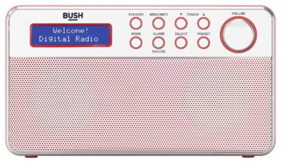 Bush - Stereo DAB Radio - Red